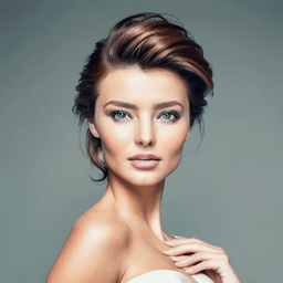 Pompadour Brown Hairstyle profile picture for women
